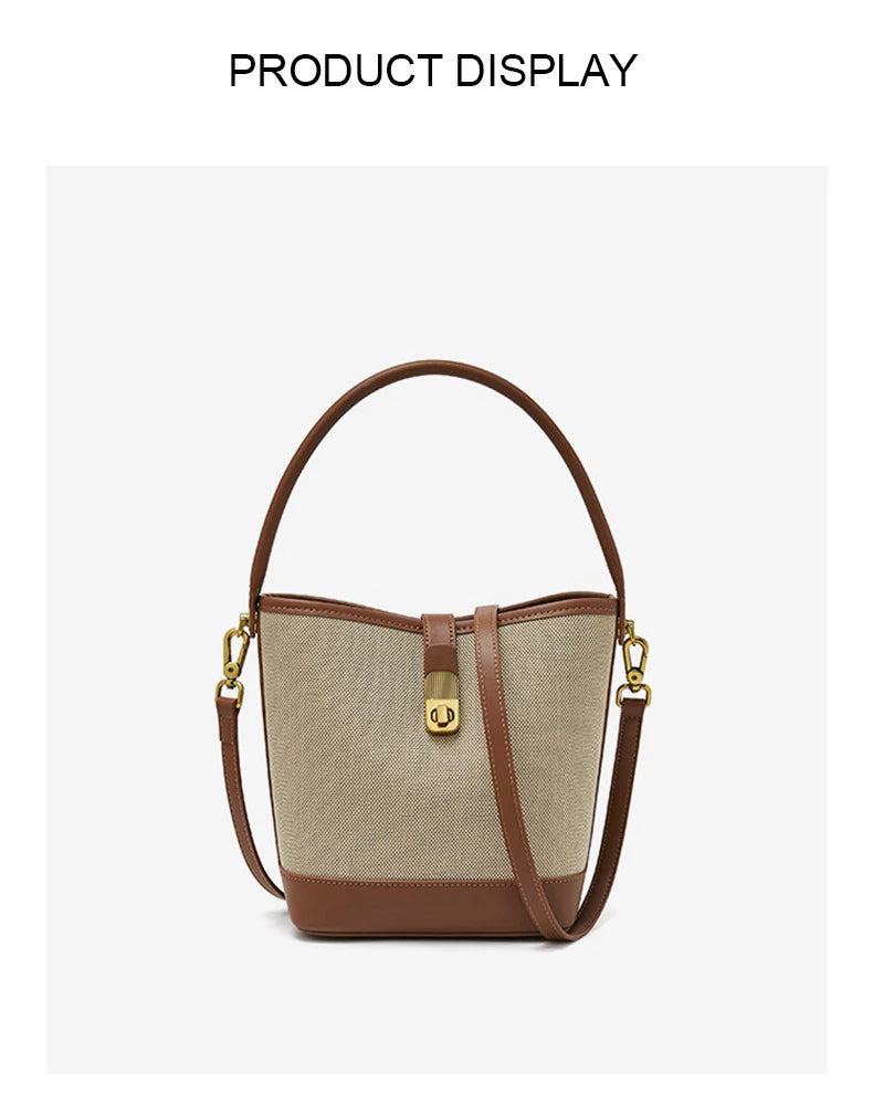 FOXER Women’s Small Crossbody Bag – Fashion Bucket Shoulder Handbag 2025