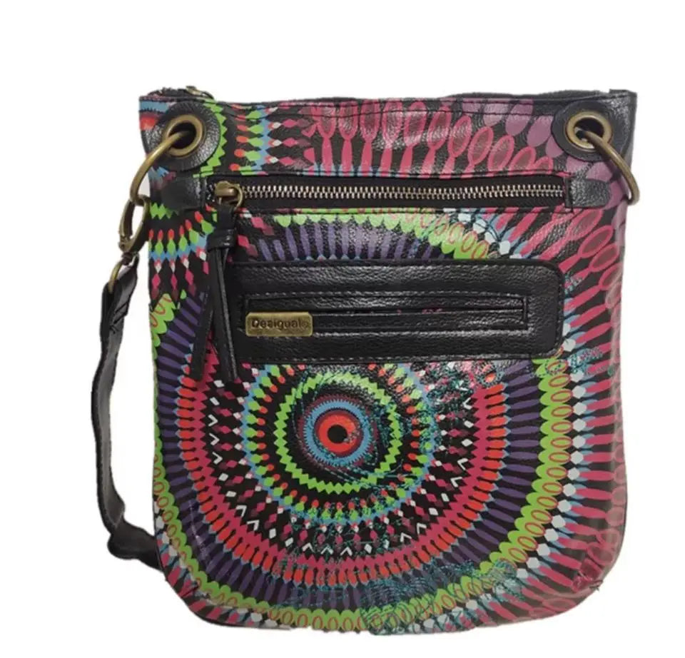 Fashion Embroidery Crossbody Bag – Women’s Single Shoulder Large Tote