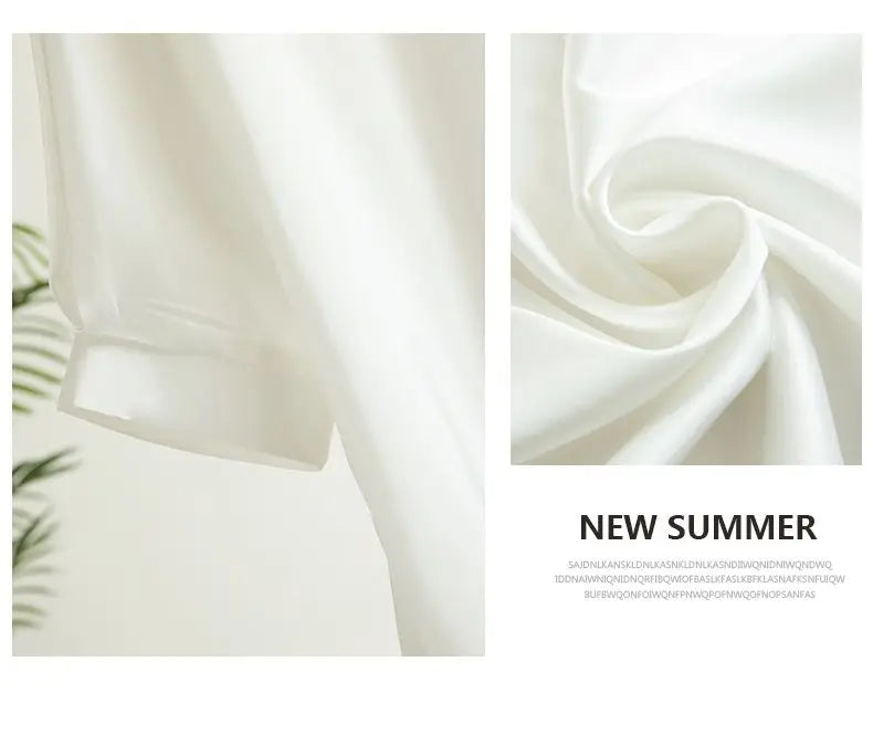 Elegant & Lightweight – Women’s Satin Silk Half-Sleeve Tee 2025