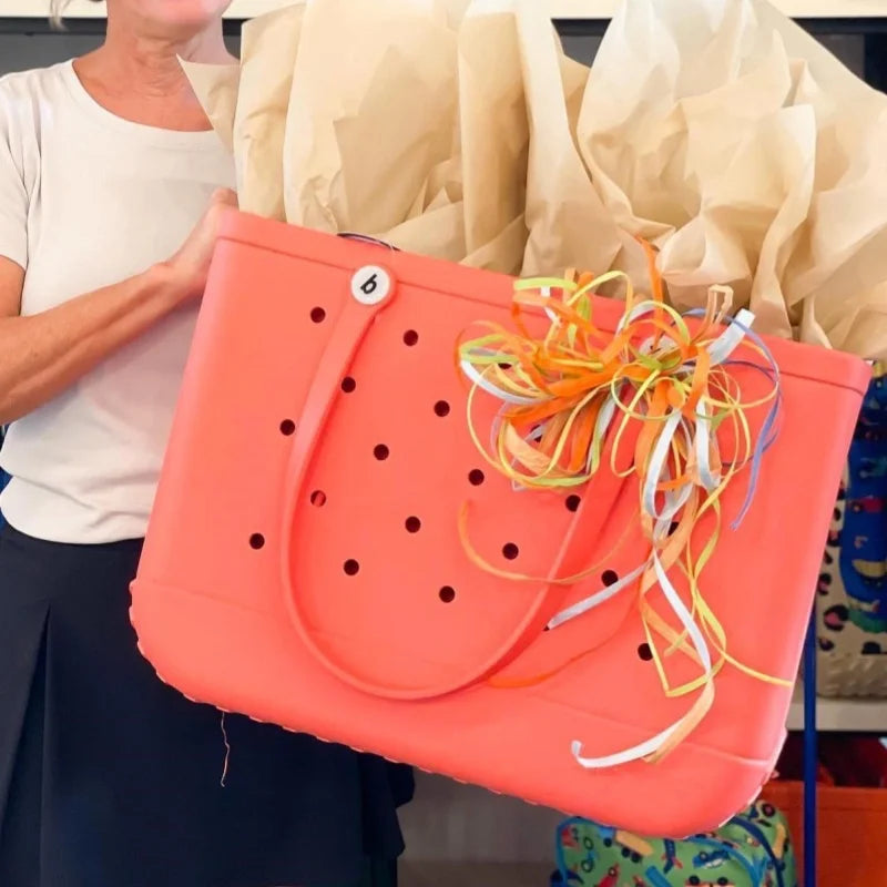 Extra Large Women’s Jelly Tote – Waterproof Beach and Shopping Bag