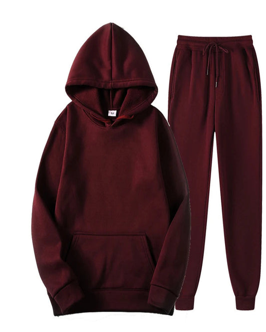 Spring Autumn Tracksuit – Women’s Hoodie + Sweatpants 2-Piece