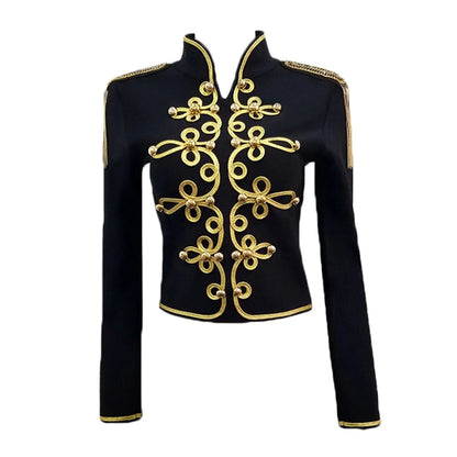Autumn Winter Fashion Bandage Jacket – Women’s Party Night Outwear