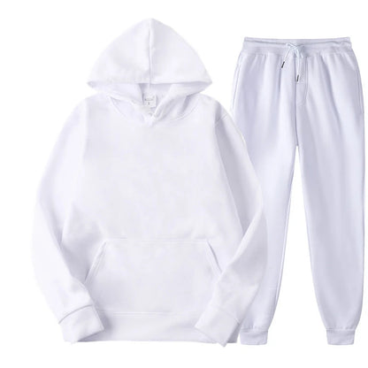 Spring Autumn Tracksuit – Women’s Hoodie + Sweatpants 2-Piece