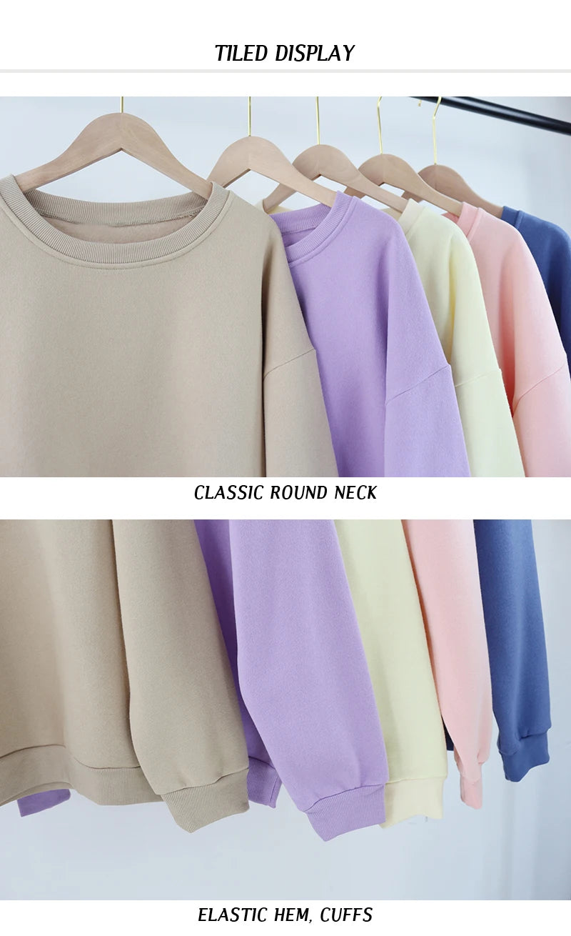 Spring Autumn Tracksuit – Women’s Hoodie + Sweatpants 2-Piece