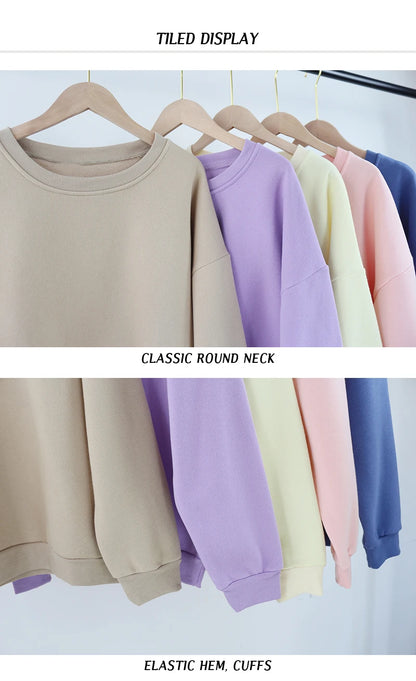 Spring Autumn Tracksuit – Women’s Hoodie + Sweatpants 2-Piece