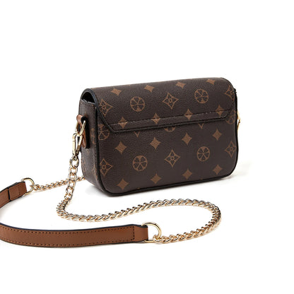 Girls’ Monogram Flap Bag – FOXER Small Crossbody Cellphone Handbag