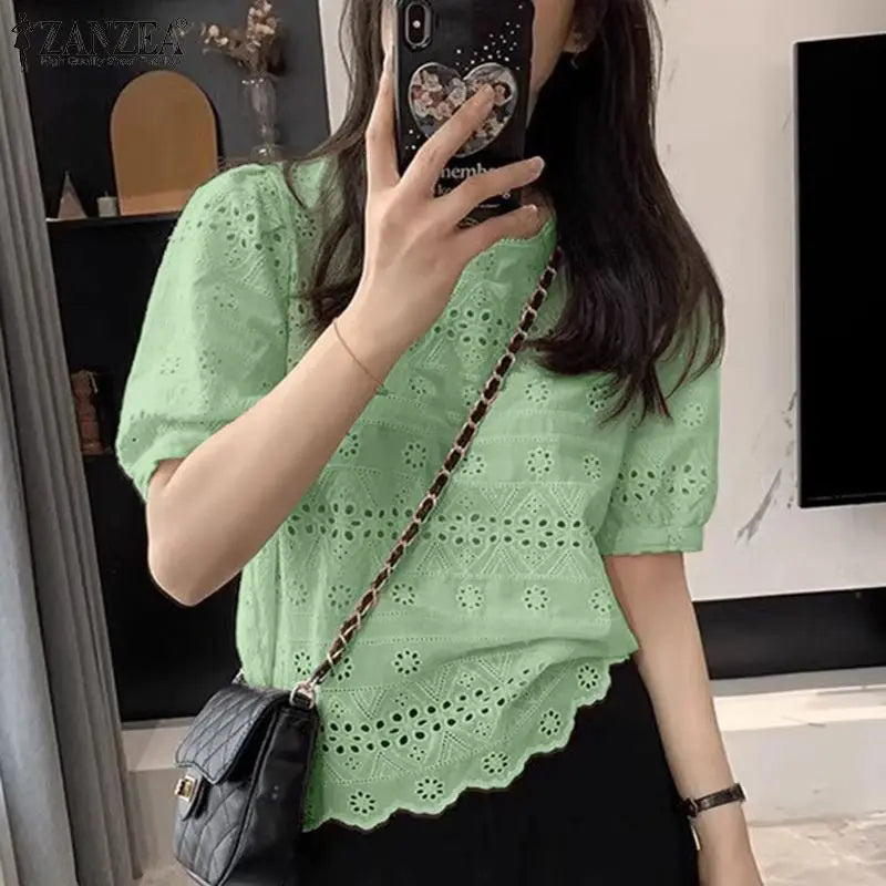 Limited Edition – Stylish Crochet Summer Blouse for Women