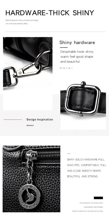 High-Quality Leather Handbag – Soft Shoulder Bag for Women