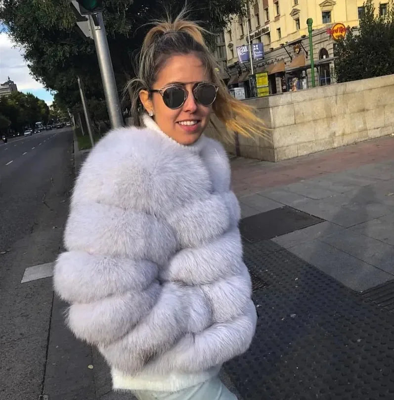 Fashion & Warm – Thick Faux Fur Coat Women’s Winter Wear