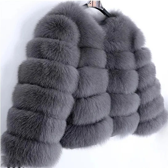 Fashion & Warm – Thick Faux Fur Coat Women’s Winter Wear