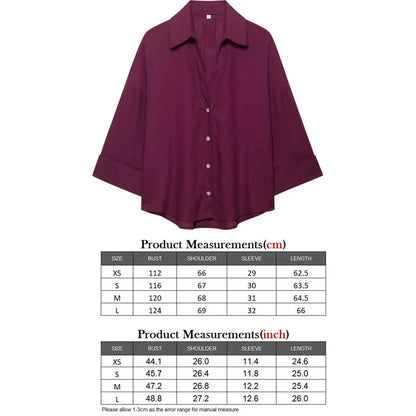 Limited Edition – Slim Fit Casual Poplin Shirt for Women
