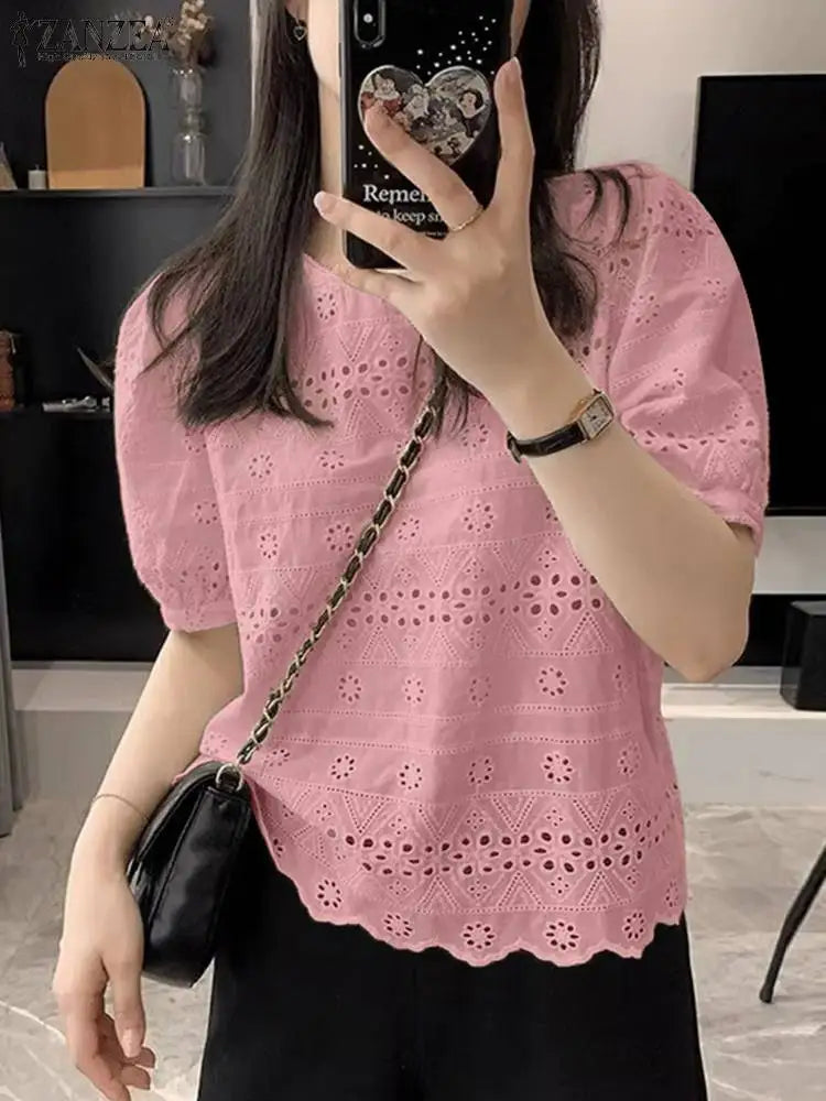 Limited Edition – Stylish Crochet Summer Blouse for Women