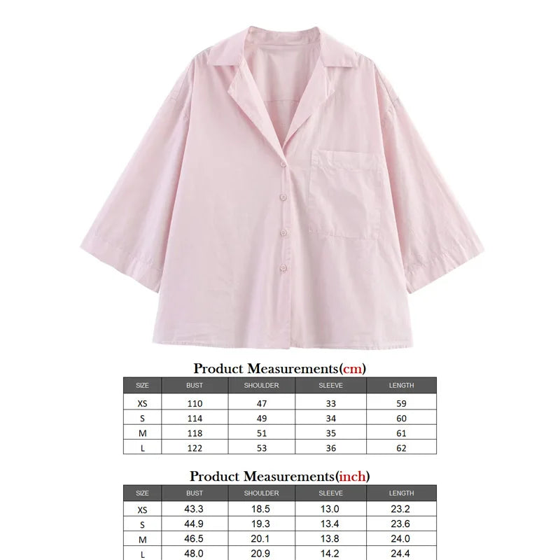 Limited Edition – Slim Fit Casual Poplin Shirt for Women