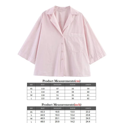Limited Edition – Slim Fit Casual Poplin Shirt for Women