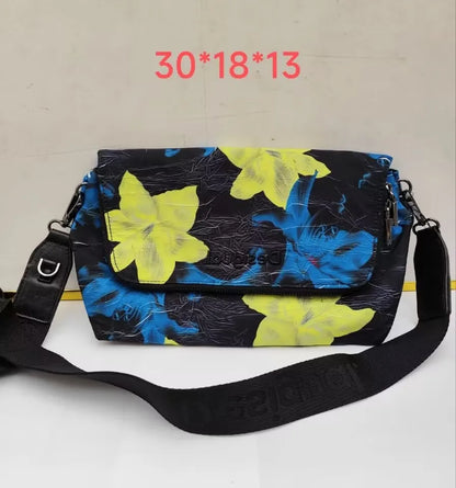 Fashion Embroidery Crossbody Bag – Women’s Single Shoulder Large Tote