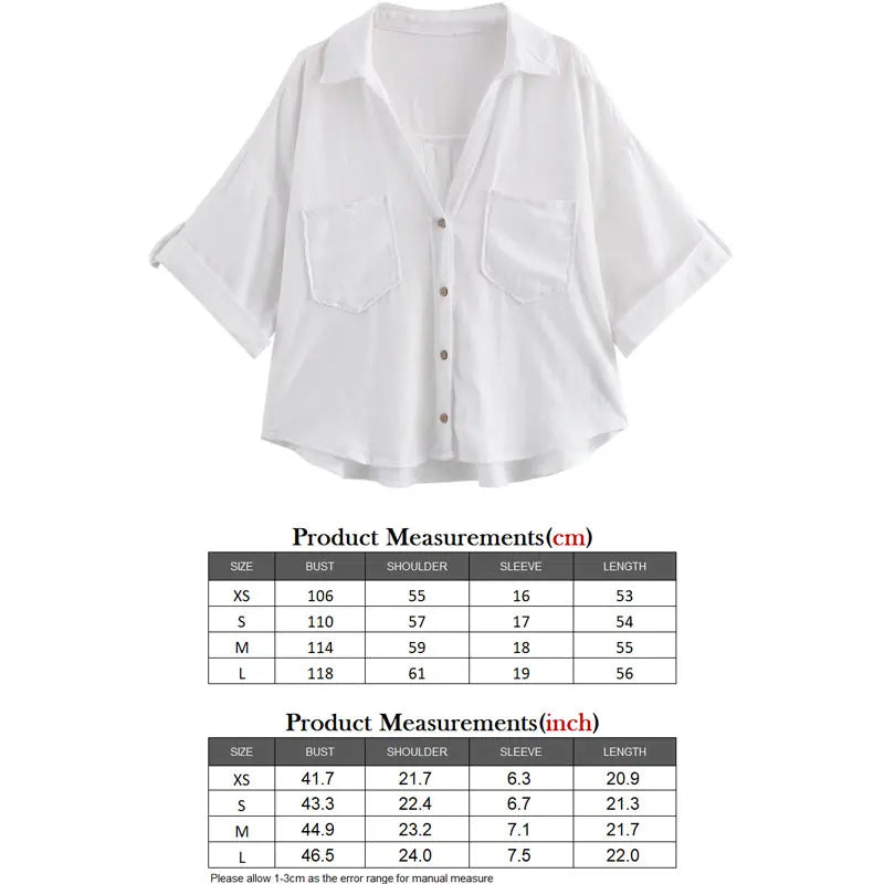 Limited Edition – Slim Fit Casual Poplin Shirt for Women