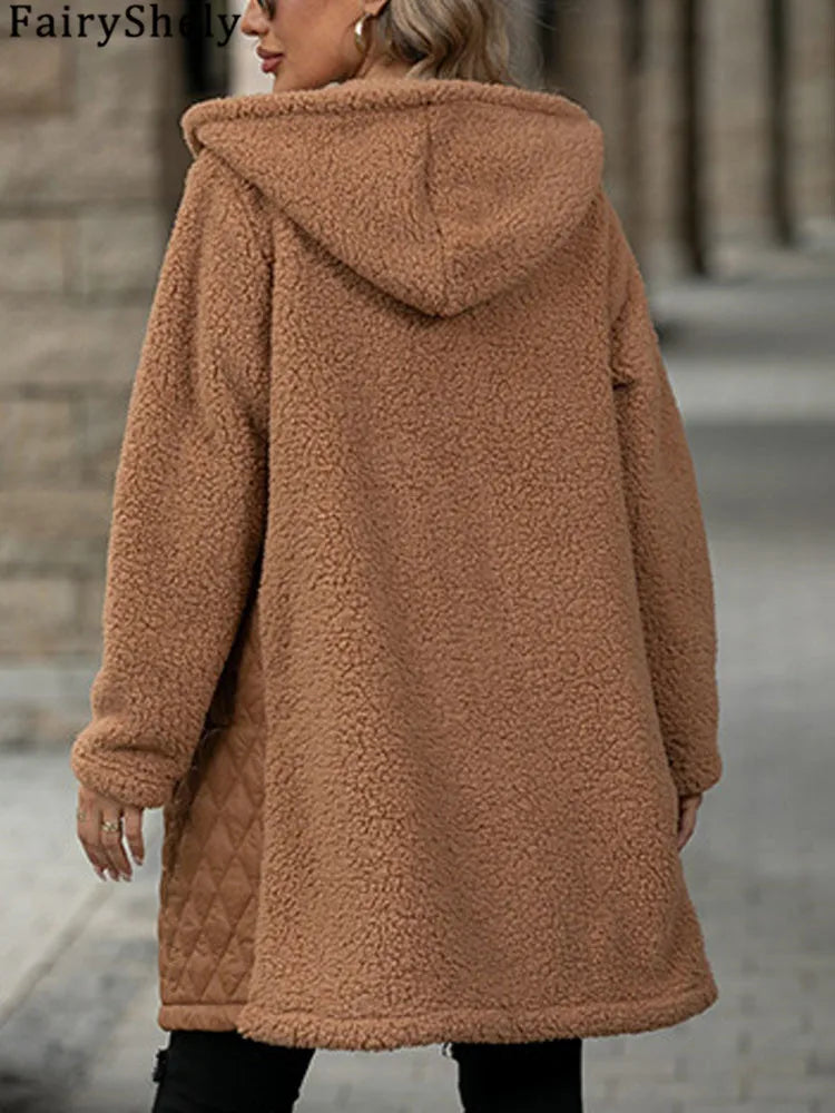 Turn Heads Anywhere – FairyShely Winter Patchwork Cardigan