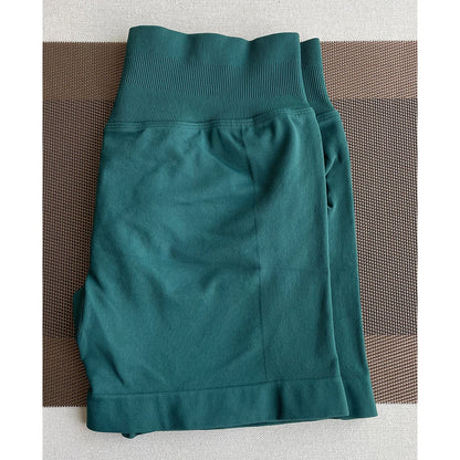 TKITK Shorts Seamless Yoga Pants Women's Fitness Outfits Shark Bite Shorts for Gym Running Cycling Bike Wear Leggings