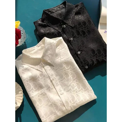 Chic & Comfortable – Hollow-Out Lace V-Neck Shirt for Women