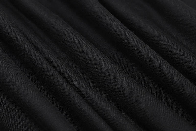 Casual Elegant Summer Dress – High-Waist Solid Ruched Maxi Dress