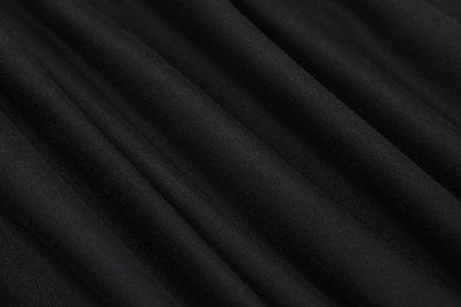 Casual Elegant Summer Dress – High-Waist Solid Ruched Maxi Dress