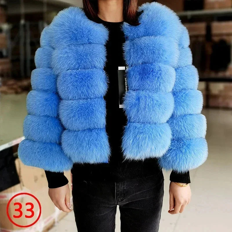 Fashion & Warm – Thick Faux Fur Coat Women’s Winter Wear