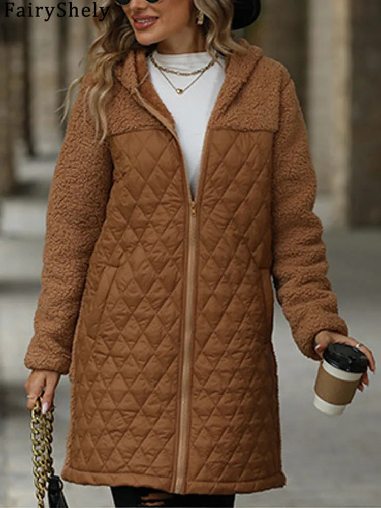 Turn Heads Anywhere – FairyShely Winter Patchwork Cardigan