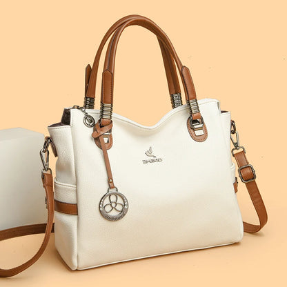 High-Quality Leather Handbag – Soft Shoulder Bag for Women