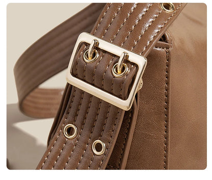 Autumn Winter Women’s Tote Bag – FOXER Simple Split Leather Crossbody Bag