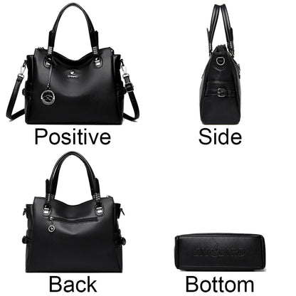 High-Quality Leather Handbag – Soft Shoulder Bag for Women