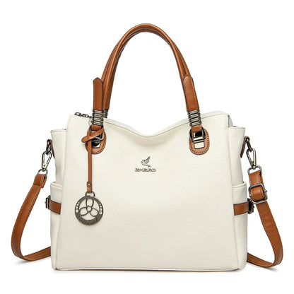 High-Quality Leather Handbag – Soft Shoulder Bag for Women