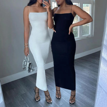 Unmatched Style – Black Sleeveless Backless Party Dress