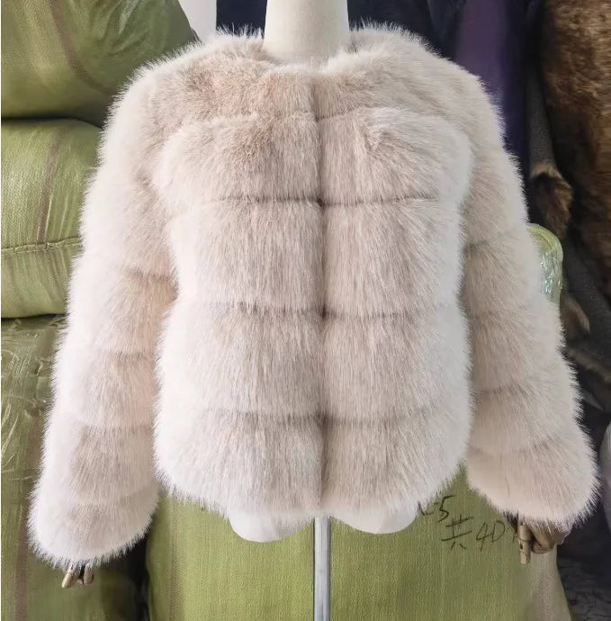 Fashion & Warm – Thick Faux Fur Coat Women’s Winter Wear