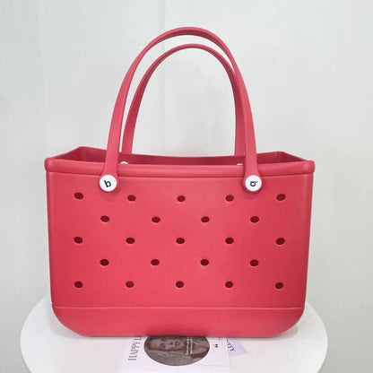 Extra Large Women’s Jelly Tote – Waterproof Beach and Shopping Bag