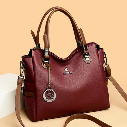 High-Quality Leather Handbag – Soft Shoulder Bag for Women