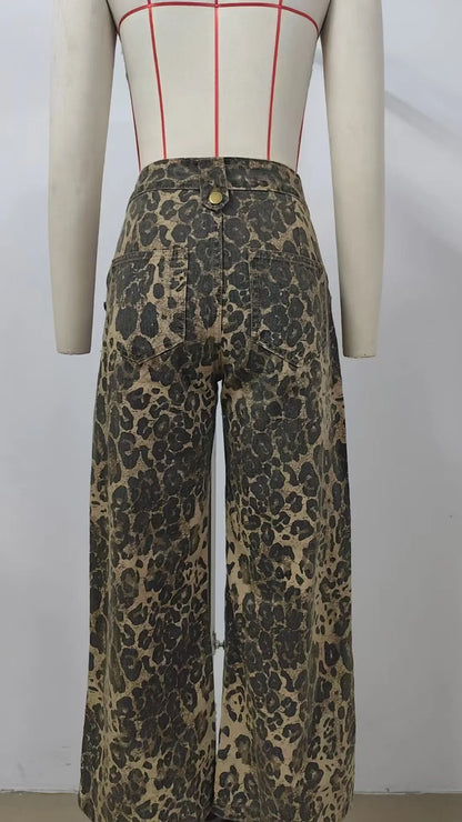 Trendy Two-Piece Set – Sleeveless Darted Vest with Wide-Leg Trousers