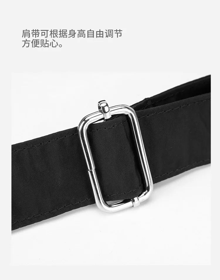 Lightweight Ladies Shoulder Bag – Solid Color Waterproof Crossbody Bag