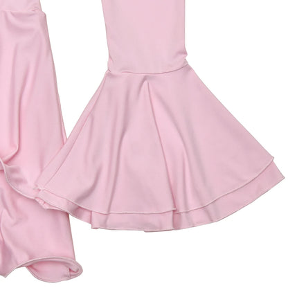 Absobe Women's A-Line Bodycon Mini Dress Ruffle Hem V-Neck Asymmetrical Buttons Long Sleeve Short Dress Party Streetwear Outfits