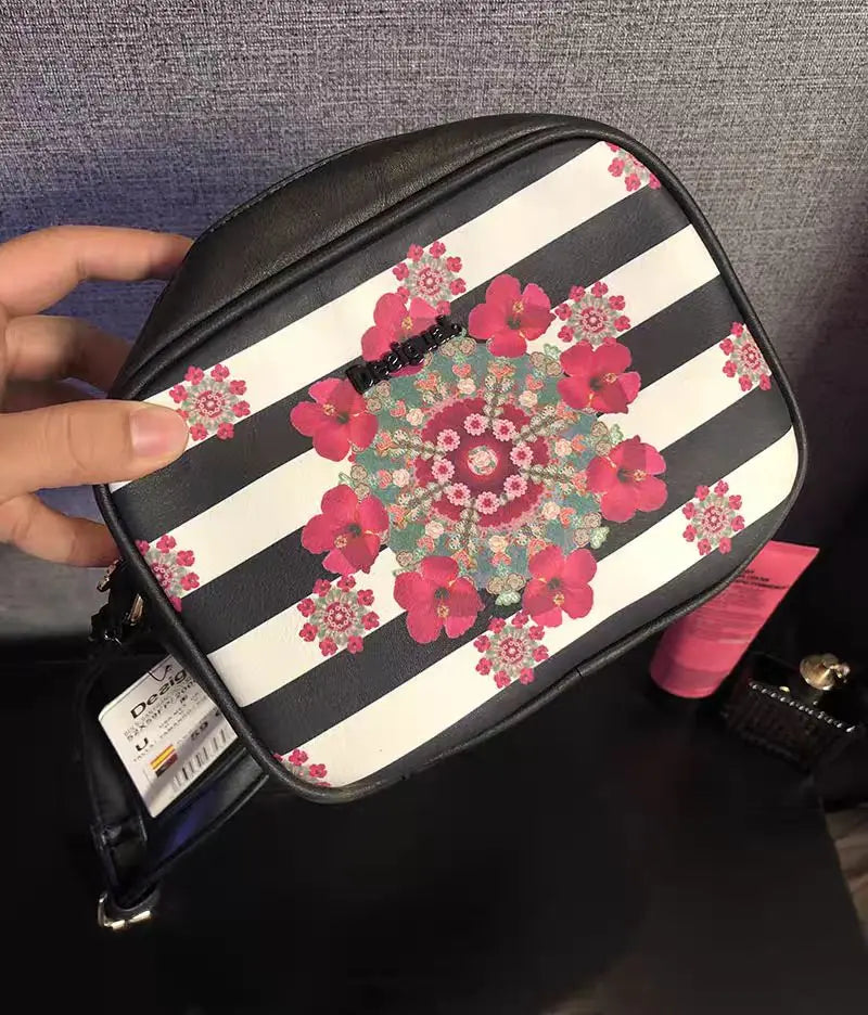Fashion Embroidery Crossbody Bag – Women’s Single Shoulder Large Tote