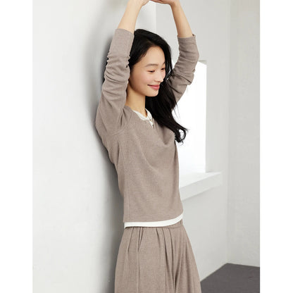 Casual Women’s Tracksuit – VIMLY Two-Piece with Loose Fit Pants