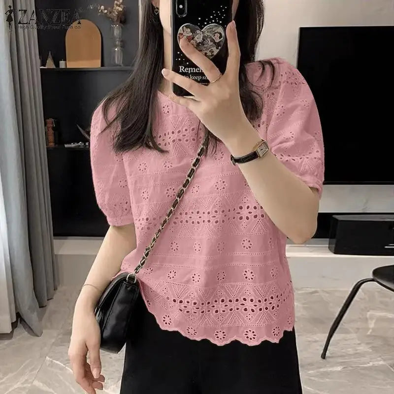 Limited Edition – Stylish Crochet Summer Blouse for Women