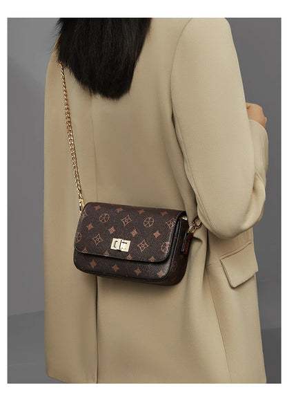 Girls’ Monogram Flap Bag – FOXER Small Crossbody Cellphone Handbag
