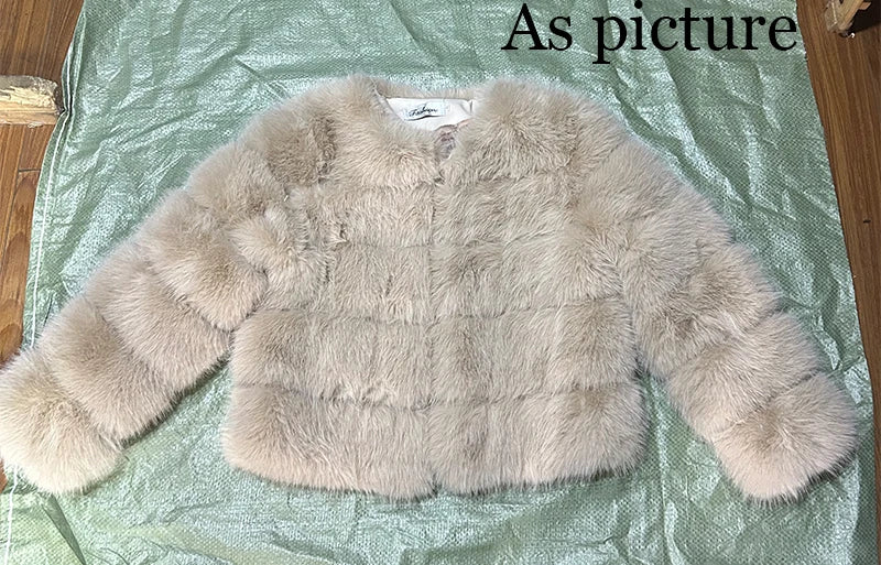 Fashion & Warm – Thick Faux Fur Coat Women’s Winter Wear