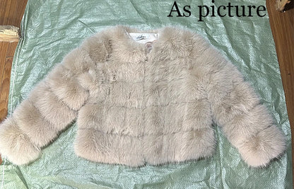 Fashion & Warm – Thick Faux Fur Coat Women’s Winter Wear