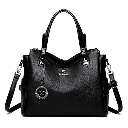 High-Quality Leather Handbag – Soft Shoulder Bag for Women