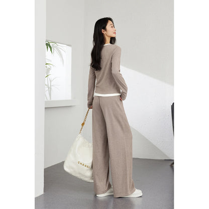 Casual Women’s Tracksuit – VIMLY Two-Piece with Loose Fit Pants