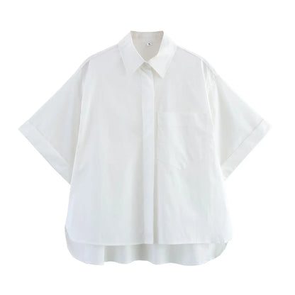 Limited Edition – Slim Fit Casual Poplin Shirt for Women