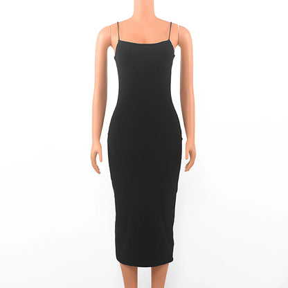 Unmatched Style – Black Sleeveless Backless Party Dress