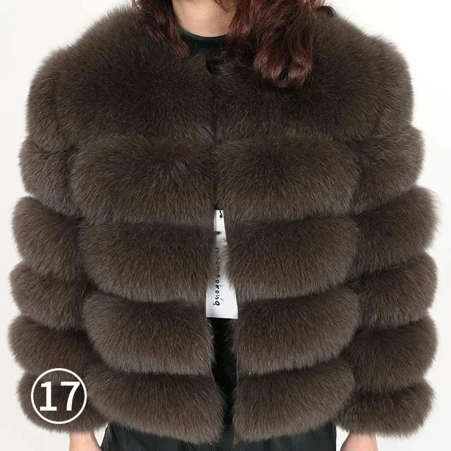 Fashion & Warm – Thick Faux Fur Coat Women’s Winter Wear