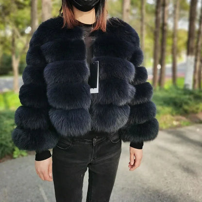 Fashion & Warm – Thick Faux Fur Coat Women’s Winter Wear